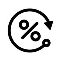 Discount Icon, Percentage Icon, Shopping Tags Outline Black, Discount Label, Pricing Tag, Retail Related Badges, Special Offer Symbol, Sale Sign Vector, Business And Finance Design Elements vector