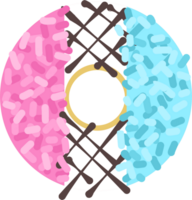 Fast food Donut Illustration png