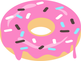 rápido comida rosquilla ilustración png