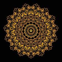 vector modern luxury mandala background for decoration, prints, invite, wedding, ethnic in golden color