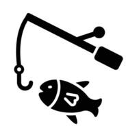 Fishing Vector Glyph Icon For Personal And Commercial Use.