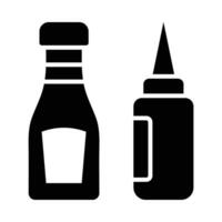 Ketchup Vector Glyph Icon For Personal And Commercial Use.