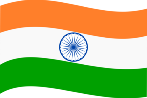 diseño de la bandera india png