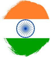 diseño de la bandera india png