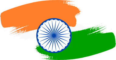 diseño de la bandera india png