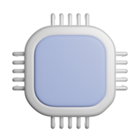 mikrochip processor teknologi png