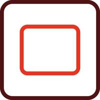 Round Corner Glyph Two Color Icon For Personal And Commercial Use. vector