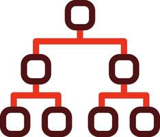 Site Map Glyph Two Color Icon For Personal And Commercial Use. vector
