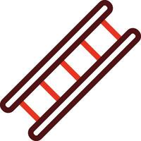 Ladder Glyph Two Color Icon For Personal And Commercial Use. vector