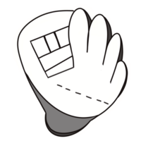 A softball glove png