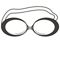 A swimming goggles png