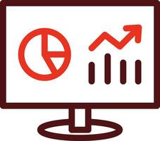 Dashboard Thick Line Two Color Icons For Personal And Commercial Use. vector