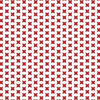 A red and white 4 Corner Star pattern with squares vector