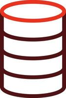 Coins Glyph Two Color Icon For Personal And Commercial Use. vector