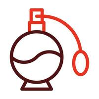 Fragrance Glyph Two Color Icon For Personal And Commercial Use. vector