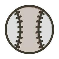 Baseball Thick Line Filled Colors For Personal And Commercial Use. vector