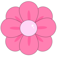 pink flower design png