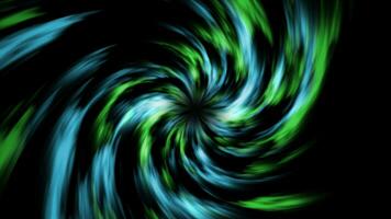 Green Spiral energy neon ray energy abstract, abstract technology background looping animation, cyber disco beams dynamic effect, galaxy illuminated glow photo