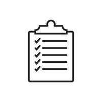 list paper icon vector