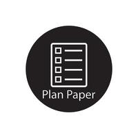 list paper icon vector