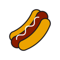 hot dog illustration png