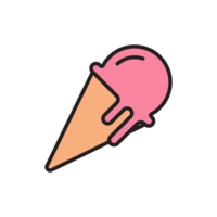 icono de dibujos animados de helado png