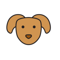 perro cabeza dibujos animados png