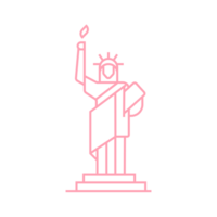 ilustração liberdade estátua png