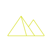 illustration av pyramider ikon png