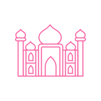 illustration av taj mahal png