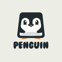 linda pingüino comparado a un diferente objeto vector