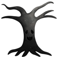 acquerello Halloween albero illustrazione png