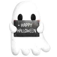 acquerello Halloween fantasma illustrazione png