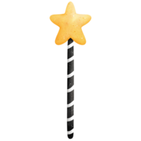 Watercolor Magic Wand Illustration png