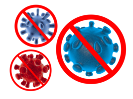 3d Render Bacterial Cell Virus Protection Shield ,Virus Protection Sign with Blue Background 3d rendering Computer digital drawing png