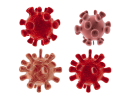 3d Render Bacterial Cell Virus Protection Shield ,Virus Protection Sign with Blue Background 3d rendering Computer digital drawing png