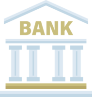 Bank icon symbol png