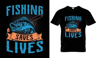 Fishing  T-Shirt Design Templates vector