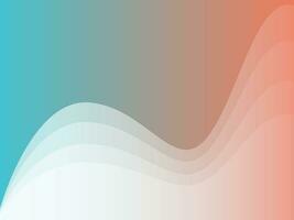 3d Abstract Wavy Gradient Background. Gradient Background vector