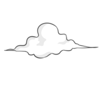 wolken lijn kunst png