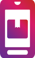 Gradient Stil Handy, Mobiltelefon Symbol png