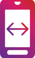 gradient style mobile icon png