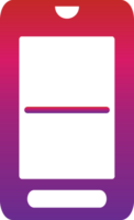 gradient style mobile icon png