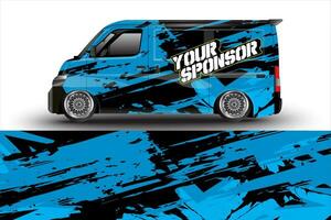 vector racing car wrap design for vehicle vinyl stickers and automotive company sticker livery