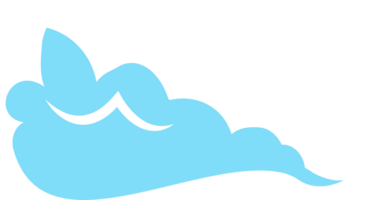 The cloud illustration for outdoor concept png