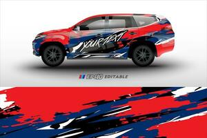 vector racing car wrap design for vehicle vinyl stickers and automotive company sticker livery