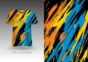 Deportes camisa vector diseño, fútbol jersey Bosquejo uniforme frente ver