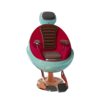 a chair with a red seat and a brown seat png