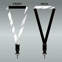 Lanyard Template Design For Company Purposes And More vector