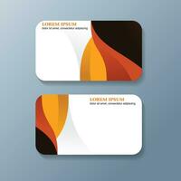 Modern Creative And Clean Business Card Design Template, Visiting Card vector